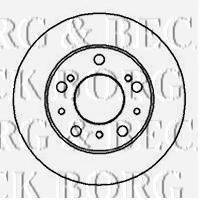 BORG & BECK BBD4616 гальмівний диск