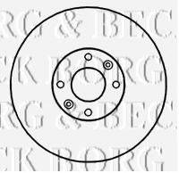 BORG & BECK BBD4717 гальмівний диск