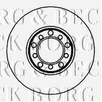 BORG & BECK BBD4831 гальмівний диск