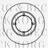 BORG & BECK BBD4922 гальмівний диск
