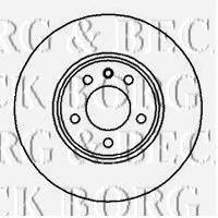 BORG & BECK BBD4959 гальмівний диск