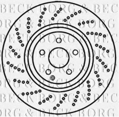 BORG & BECK BBD5950S гальмівний диск