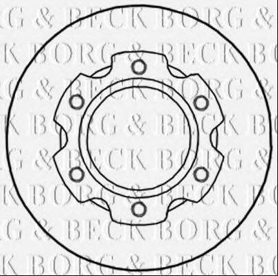 BORG & BECK BBD5988S гальмівний диск
