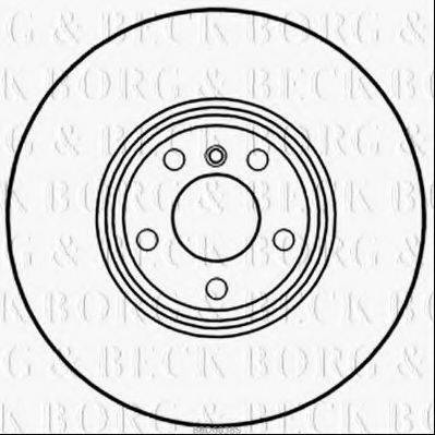 BORG & BECK BBD6038S гальмівний диск