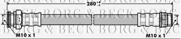 BORG & BECK BBH7356 Гальмівний шланг