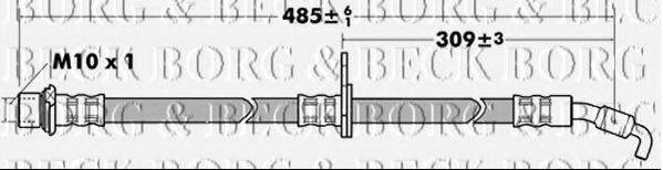 BORG & BECK BBH7388 Гальмівний шланг