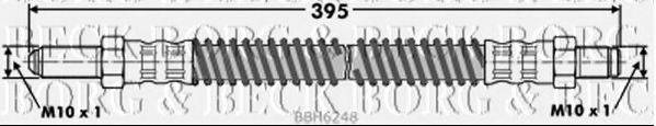 BORG & BECK BBH6248 Гальмівний шланг