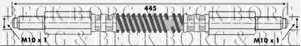 BORG & BECK BBH6388 Гальмівний шланг