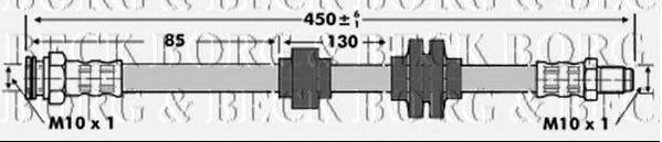 BORG & BECK BBH6759 Гальмівний шланг