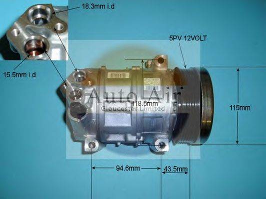 AUTO AIR GLOUCESTER 147488 Компресор, кондиціонер