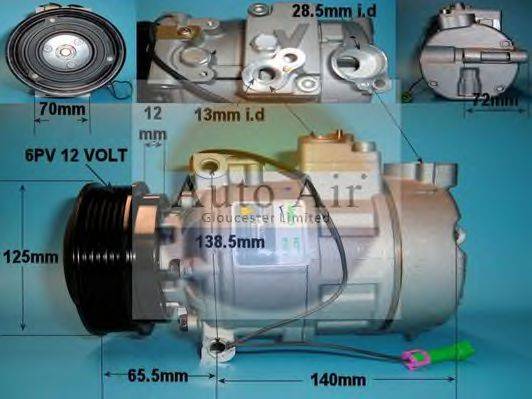 AUTO AIR GLOUCESTER 149692P Компресор, кондиціонер