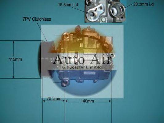 AUTO AIR GLOUCESTER 147005 Компресор, кондиціонер