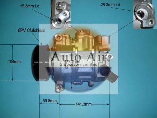 AUTO AIR GLOUCESTER 149703R Компресор, кондиціонер