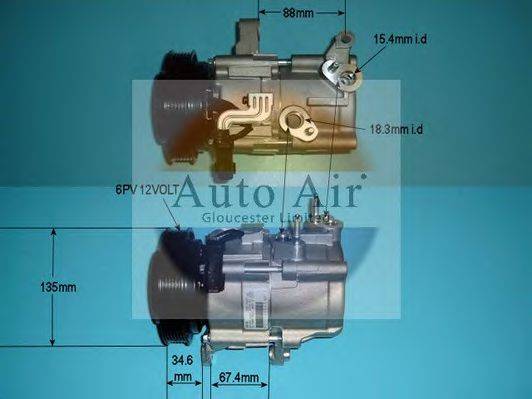 AUTO AIR GLOUCESTER 144853 Компресор, кондиціонер