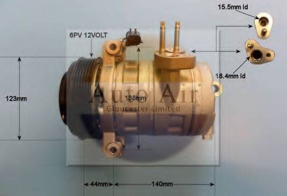 AUTO AIR GLOUCESTER 149746 Компресор, кондиціонер