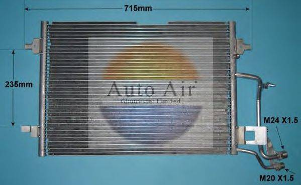 AUTO AIR GLOUCESTER 166146 Конденсатор, кондиціонер