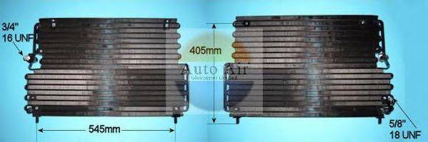 AUTO AIR GLOUCESTER 166534 Конденсатор, кондиціонер