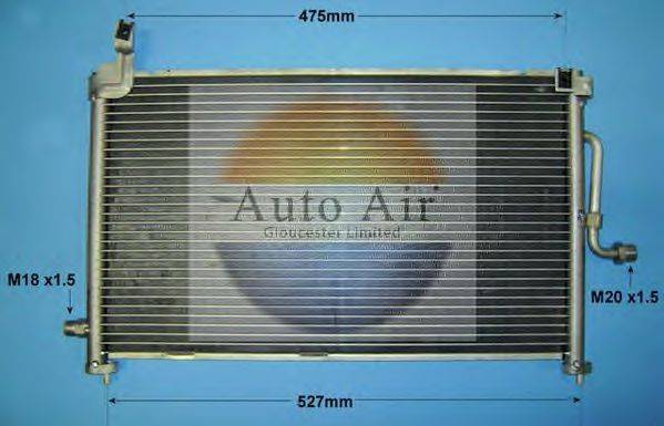 AUTO AIR GLOUCESTER 169999 Конденсатор, кондиціонер