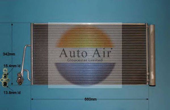 AUTO AIR GLOUCESTER 168917 Конденсатор, кондиціонер