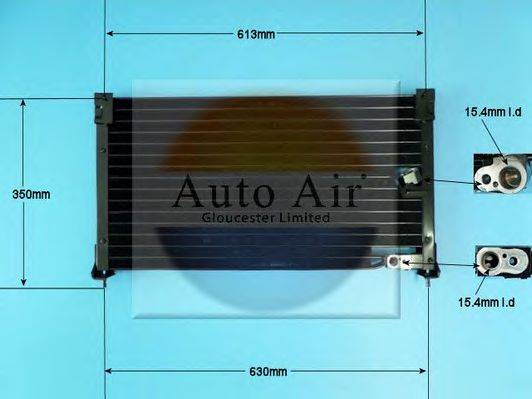 AUTO AIR GLOUCESTER 168891 Конденсатор, кондиціонер