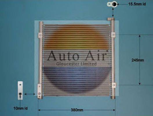 AUTO AIR GLOUCESTER 165270 Конденсатор, кондиціонер