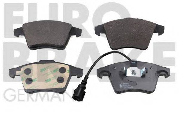 EUROBRAKE 5502224761 Комплект гальмівних колодок, дискове гальмо