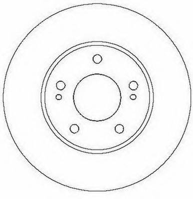 JURID 562285J гальмівний диск