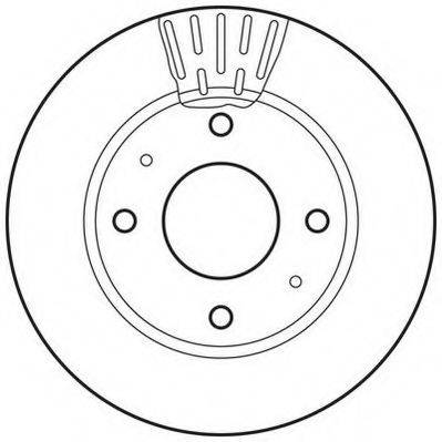 JURID 562806JC гальмівний диск