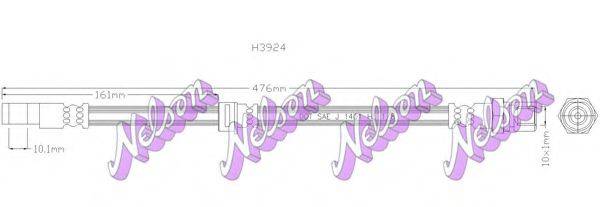 BROVEX-NELSON H3924 Гальмівний шланг