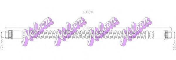 BROVEX-NELSON H4208 Гальмівний шланг