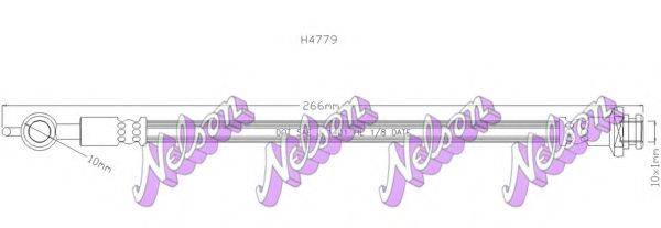 BROVEX-NELSON H4779 Гальмівний шланг