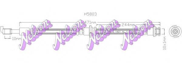 BROVEX-NELSON H5803 Гальмівний шланг