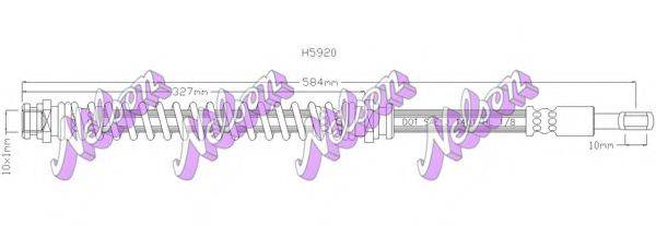 BROVEX-NELSON H5920 Гальмівний шланг