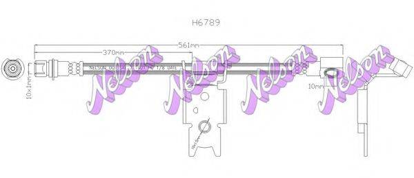 BROVEX-NELSON H6789 Гальмівний шланг