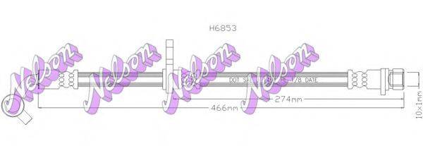 BROVEX-NELSON H6853 Гальмівний шланг