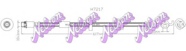 BROVEX-NELSON H7217 Гальмівний шланг
