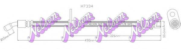 BROVEX-NELSON H7334 Гальмівний шланг