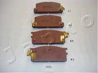 JAPKO 50900 Комплект гальмівних колодок, дискове гальмо