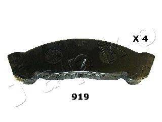 JAPKO 50919 Комплект гальмівних колодок, дискове гальмо