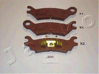 JAPKO 51300 Комплект гальмівних колодок, дискове гальмо