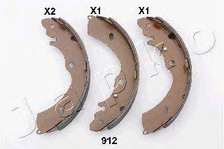 JAPKO 55912 Комплект гальмівних колодок