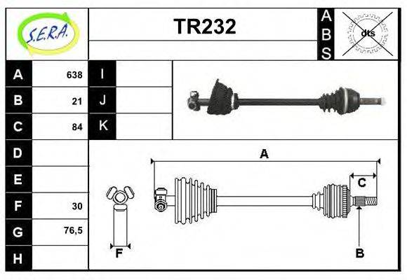 SERA TR232 Приводний вал