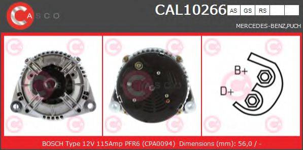 CASCO CAL10266AS Генератор