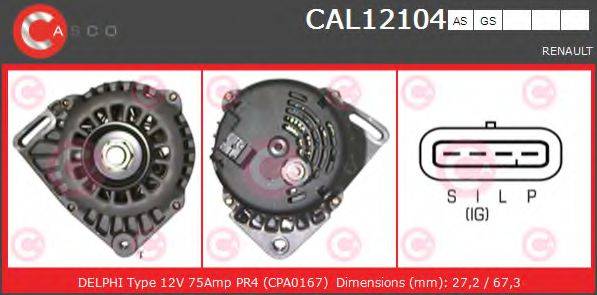 CASCO CAL12104AS Генератор