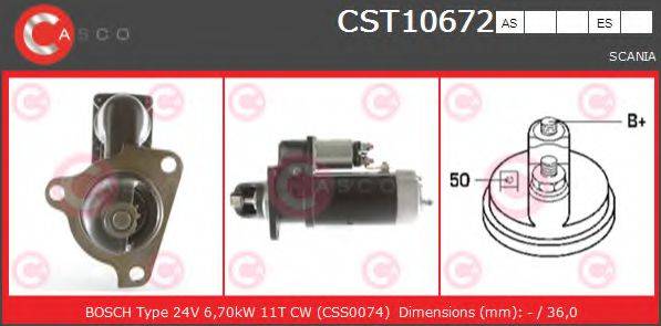 CASCO CST10672AS Стартер