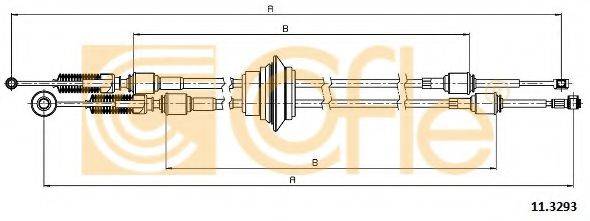 COFLE 113293 Трос, ступінчаста коробка передач