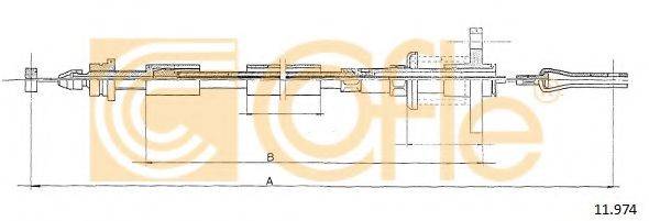 COFLE 11974 Тросик газу