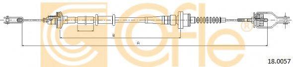 COFLE 180057 Трос, управління зчепленням