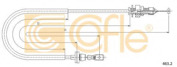 COFLE 4632 Тросик газу
