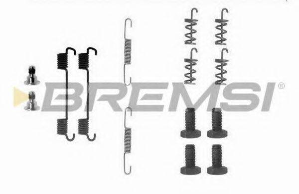 BREMSI SK0622 Комплектуючі, гальмівна колодка